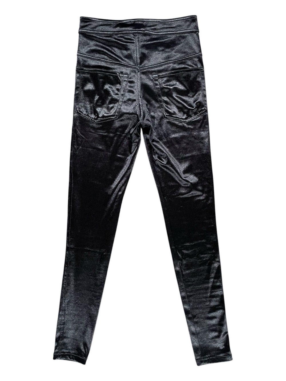 ISABEL MARANT Erna Metallic Satin Stretch Skinny Pants US 2 XS - Picture 5 of 15